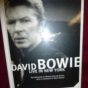 David Bowe book 'Live in New York - NEW